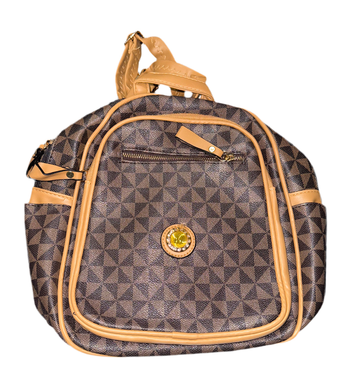 Triangle Patterned Backpack